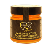 Waldviertler Gourmet-Honig mit Fichtenwipferl-Auszug Waldviertler Gourmet-Honig mit Fichtenwipferl-Auszug