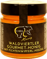 Waldviertler Gourmet-Honig mit Fichtenwipferl-Auszug Waldviertler Gourmet-Honig mit Fichtenwipferl-Auszug