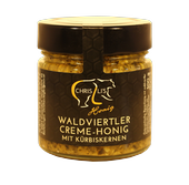 Waldviertler Gourmet-Honig mit Kürbiskernen Waldviertler Gourmet-Honig mit Kürbiskernen